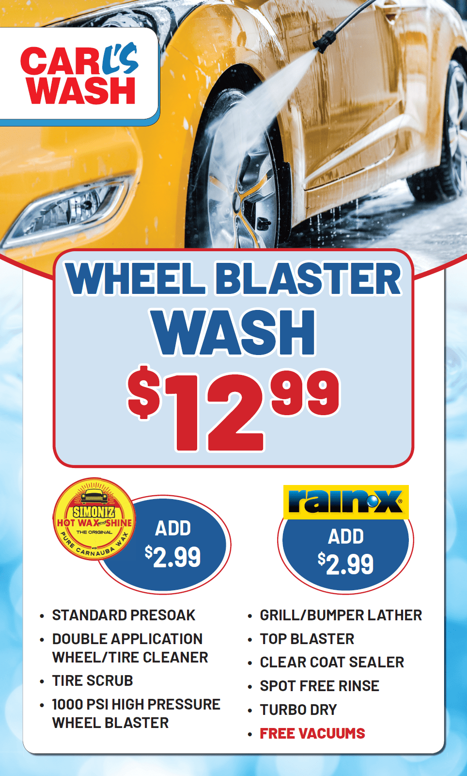 Carls Wash - Wheel Blaster Poster 1-2023 1P1